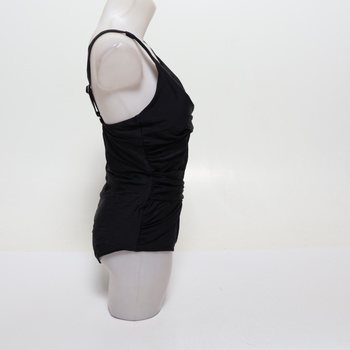Smismivo plavky pro ženy, zeštíhlující jednodílné plavky Retro Ruched Push Up Vintage vycpané