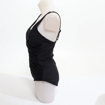 Smismivo plavky pro ženy, zeštíhlující jednodílné plavky Retro Ruched Push Up Vintage vycpané