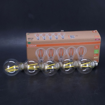 Osram vysoko účinné LED žiarovky s triedou energetickej účinnosti A, value pack s 5 žiarovkami,