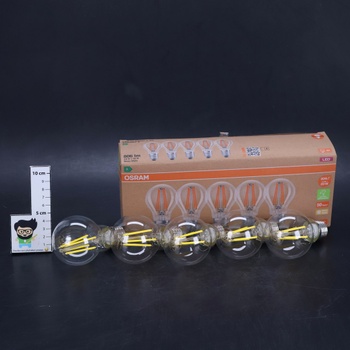 Osram vysoko účinné LED žiarovky s triedou energetickej účinnosti A, value pack s 5 žiarovkami,