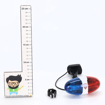 Playmags Technical Bike LED Light - Elektronický klakson s policejním zvukovým světlem -