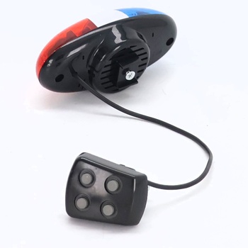 Playmags Technical Bike LED Light - Elektronický klakson s policejním zvukovým světlem -