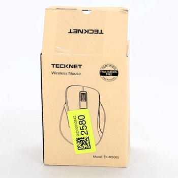 Bezdrôtová myš TECKNET, dobíjacia Bluetooth myš s 3 zariadeniami (2*Bluetooth + USB), 4800 DPI, 6