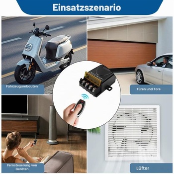 Bezdrátový spínač 230V s dálkovým ovládáním, bezdrátový spínač světel AC 220V-240V 30A