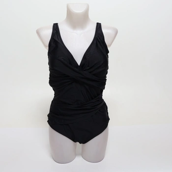 Smismivo plavky pro ženy, zeštíhlující jednodílné plavky Retro Ruched Push Up Vintage vycpané