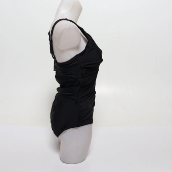 Smismivo plavky pro ženy, zeštíhlující jednodílné plavky Retro Ruched Push Up Vintage vycpané