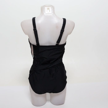Smismivo plavky pro ženy, zeštíhlující jednodílné plavky Retro Ruched Push Up Vintage vycpané