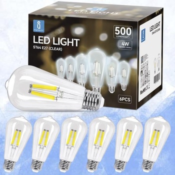 Aigostar E27 LED žiarovka s vláknom 4W (nahrádza 40W),…