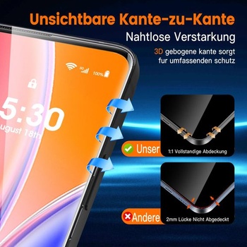 Ochranné sklo VideoSecu pre OnePlus 10 Pro, 2 kusy, tvrdosť 9H, HD, bez bublín, odolné voči oleju a