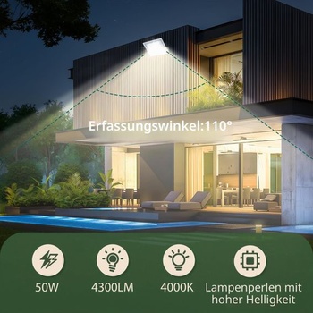 LED vonkajšie reflektory Aigostar, 2 ks