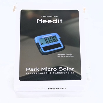 Elektronický parkovací kotúč Needit Park Micro Solar [NOVÝ model 2025] | Neobmedzená energia, nulová