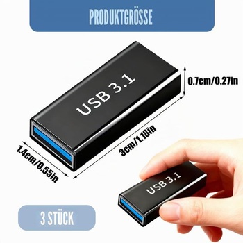 Adaptér USB-C na USB 3.1, prevodník USB-C samica na USB 3.1 A samica