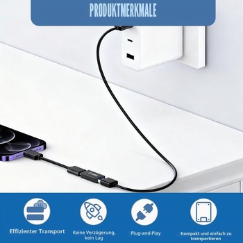 Adaptér USB-C na USB 3.1, prevodník USB-C samica na USB 3.1 A samica