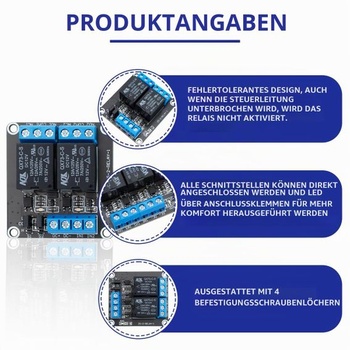 1 ks DC 12V reléový modul, 2kanálový relé s optočlenem, spouštění vysoké nebo nízké úrovně,