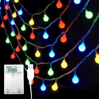 ENLACE Řetězové světelná světla, 6M 40 LED vícebarevných…