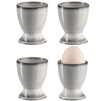 Kalíšky na vajíčka, sada 6 kusov, držiaky na vajíčka, stojany na vajíčka, porcelán z keramiky, cm, na