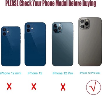 Náhradný objektív fotoaparátu pre iPhone 12 Pro Max (6,7 palca), odolný proti poškriabaniu,
