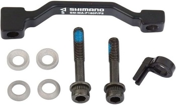 Adaptér Shimano pre kotúčovú brzdu z brzdového strmeňa PM na vidlicu/rám PM, 180 mm, univerzálny