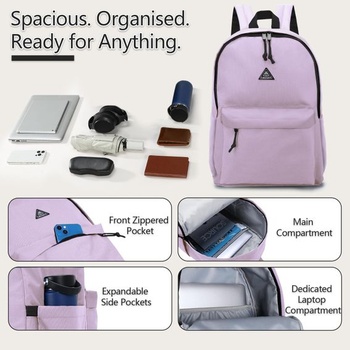 Haimont Casual Daypack Ruksaky 15L, Odolný a trvanlivý batoh na notebook pre ženy aj mužov, Nevyhnutný