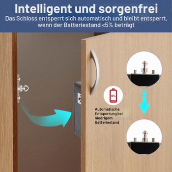 Skriňový zámok Les-Theresa RFID/NFC