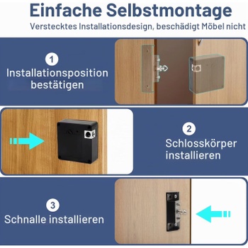 Skriňový zámok Les-Theresa RFID/NFC