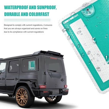 Reflexná značka v tvare L pre vodiča, schválená DGT (holandským generálnym riaditeľstvom dopravy),