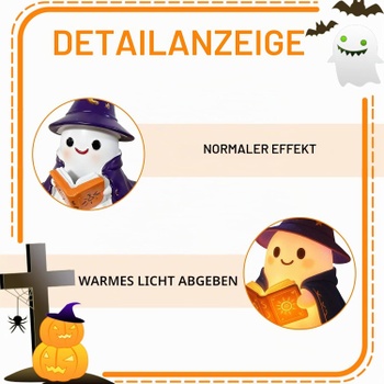 Lampička na čtení GOUYENG s duchy 15cm