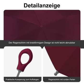 Vylepšený deštník – malý, ale pevný kapesní deštník, přenosný, skládací, vodotěsný a kompaktní