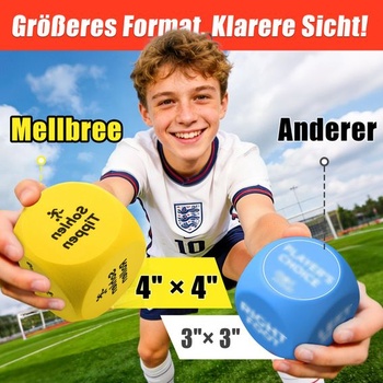 Tréningová sada futbalových kociek Mellbree, 2dielna darčeková sada pre chlapcov a dievčatá vo veku 8 až