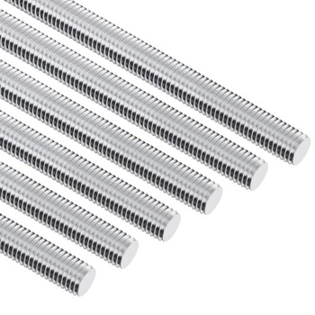 4 kusy závitovej tyče M12 x 150 mm z nerezovej ocele s plným závitom, závitové svorníky DIN 975,
