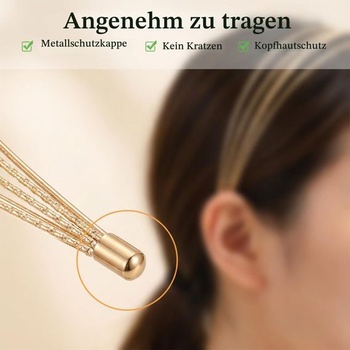 2 viacvrstvové kovové čelenky - zlaté a strieborné, módne tenké čelenky pre ženy, elegantné doplnky na