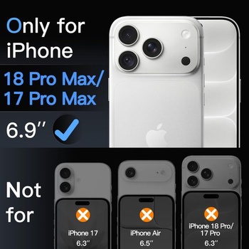 Ochranný kryt JETech pre iPhone 18 Pro Max/17 Pro Max, balenie po 3 kusoch
