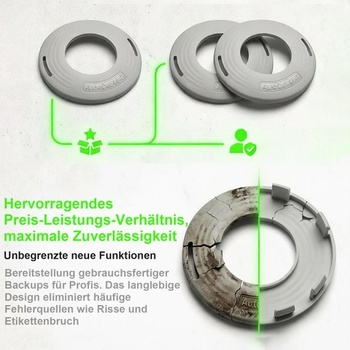 2 náhradné podstavce žacích hláv, súčasť príslušenstva pre krovinorez/vyžínač 4003 713 9701,