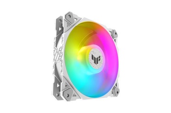 Ventilátor pre skriňu ASUS TUF Gaming TF120 ARGB, biela edícia - balenie po kusoch TUF TF120, 1 balenie,