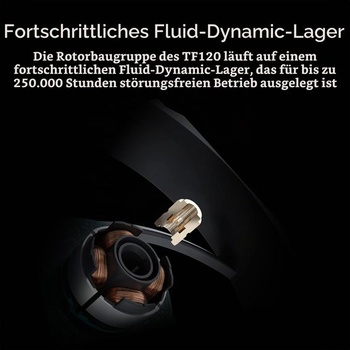 Ventilátor pre skriňu ASUS TUF Gaming TF120 ARGB, biela edícia - balenie po kusoch TUF TF120, 1 balenie,
