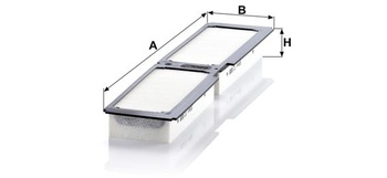 Kabínový filter MANN-FILTER CU 4466 - pre nákladné vozidlá a autobusy