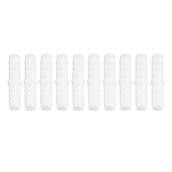 Hadicové spojky Yctze 12 mm, 10 kusov plastových hadicových spojok, rovných, s rovnakými ramenami, s