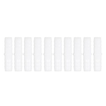 Hadicové spojky Yctze 12 mm, 10 kusov plastových hadicových spojok, rovných, s rovnakými ramenami, s