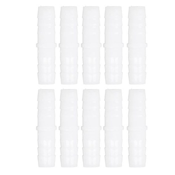 Hadicové spojky Yctze 12 mm, 10 kusov plastových hadicových spojok, rovných, s rovnakými ramenami, s