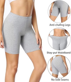Dámské cyklistické kraťasy wirarpa, bavlněné boxerky, XL, černá/šedá/béžová/bílá