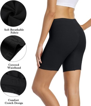 Dámské cyklistické kraťasy wirarpa, bavlněné boxerky, XXL, černá/šedá/béžová/bílá