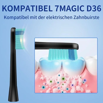 Náhradná hlavica kefky pre elektrickú zubnú kefku 7MAGIC, kompatibilná so sonickou zubnou