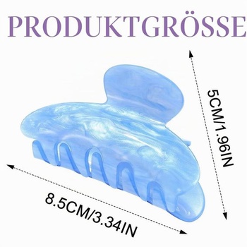 Akrylové sponky do vlasů Reaky, růžové, roztomilé sponky do vlasů, sponka do vlasů střední