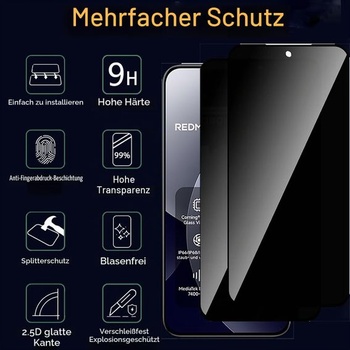 Ochranná fólia na displej pre Xiaomi Redmi Note 15 Pre 5G z tvrdeného skla [2 kusy]