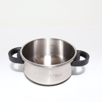 Tlakový hrniec BRA, strieborný, 4 l