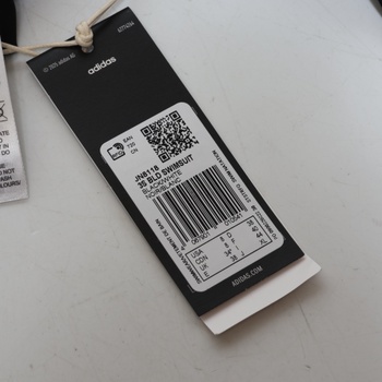 Dámske plavky Adidas 3 Stripes C-Back veľkosti 38, čierne / biele