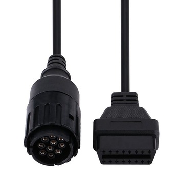 Diagnostický kabel Qiilu adaptér pro palubní diagnostiku, 2pinový až 10pinový a 16pinový, pro