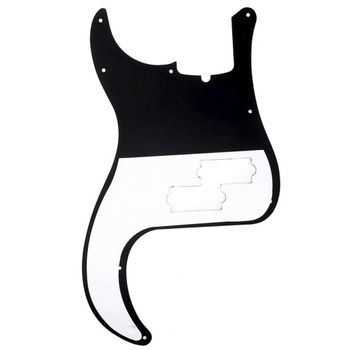 Musiclily Pre 13 dier P Bass Pickguard Pickguard 4vrstvový, čierna perleťová