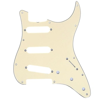 Musiclily Pro 11 Holes SSS Vintage 62 Pickguard 3-vrstvový…