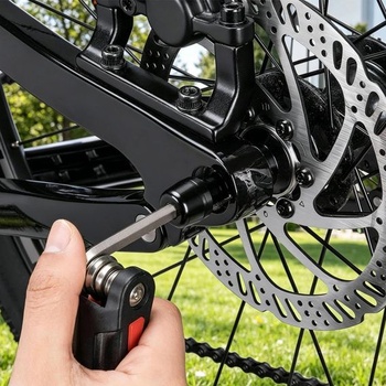 Priechodná os pre trenažéry kolies, adaptér priechodnej osi M12 × 1,0 vyrobený z hliníkovej zliatiny,